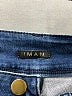 IMAN Chevron-herringbone Blue Jeans Size 4S - photo 7