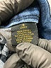 IMAN Chevron-herringbone Blue Jeans Size 4S - photo 8