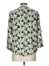 Fun2Fun 100% Rayon Floral Green 3/4 Sleeve Blouse Size L - photo 2