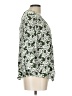 Fun2Fun 100% Rayon Floral Green 3/4 Sleeve Blouse Size L - photo 4