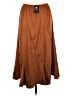 Exchic Solid Brown Casual Skirt Size L - photo 2
