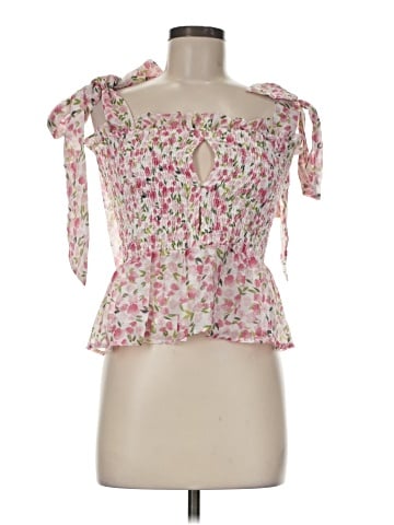 Black Rivet Sleeveless Blouse (view 1)