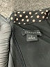 Ann Taylor 100% Polyester Print Black Casual Dress Size 4 - photo 7