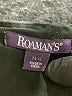 Roaman's Black Short Sleeve Top Size 24 - photo 7