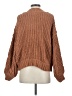 Pol 100% Polyester Brown Turtleneck Sweater Size S - photo 2
