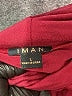 IMAN Burgundy Long Sleeve Top Size L - photo 7