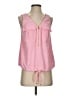Trina Turk 100% Polyester Pink Sleeveless Blouse Size S - photo 1