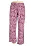 Just Be... Animal Print Burgundy Casual Pants Size 1X - photo 1