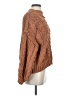 Pol 100% Polyester Brown Turtleneck Sweater Size S - photo 4