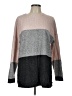 Long Tall Sally Color Block Gray Pullover Sweater Size 10 - photo 1