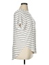 Halogen Stripes Ivory Short Sleeve T-Shirt Size XL - photo 4