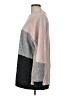 Long Tall Sally Color Block Gray Pullover Sweater Size 10 - photo 5