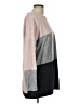 Long Tall Sally Color Block Gray Pullover Sweater Size 10 - photo 4
