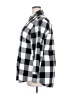 Lane Bryant Checkered-gingham Gray Long Sleeve Button-Down Shirt Size 20 - photo 5