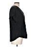 Gap 100% Rayon Black Short Sleeve Blouse Size L - photo 4