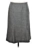 Theory Chevron-herringbone Gray Wool Skirt Size 2 - photo 1