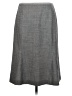 Theory Chevron-herringbone Gray Wool Skirt Size 2 - photo 2