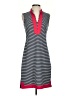 Brooks Brothers Stripes Gray Casual Dress Size S - photo 1