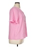 CeCe Pink Short Sleeve Blouse Size XL - photo 4