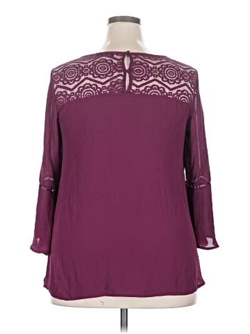 Signature 3/4 Sleeve Blouse (view 2)