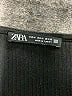 Zara Solid Black Casual Dress Size M - photo 7