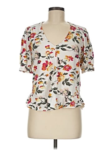 Lucky Brand Short Sleeve Blouse (view 1)
