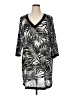 Lands' End 100% Cotton Black 3/4 Sleeve Blouse Size XL - photo 1
