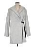 Zara 100% Viscose Gray Coat Size M - photo 1