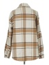 Love Tree 100% Polyester Plaid Tan Coat Size S - photo 2