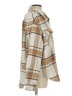 Love Tree 100% Polyester Plaid Tan Coat Size S - photo 4