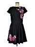 Elle Floral Black Casual Dress Size M - photo 1