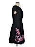 Elle Floral Black Casual Dress Size M - photo 4