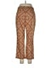 Lands' End Paisley Brown Casual Pants Size 10 - photo 2