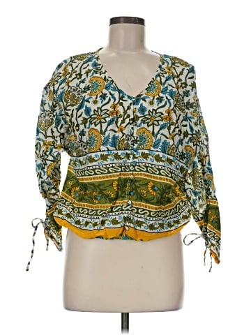 Cynthia Rowley TJX 3/4 Sleeve Blouse (view 1)