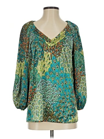 Grace Elements 3/4 Sleeve Blouse (view 1)