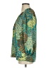 Grace Elements Teal 3/4 Sleeve Blouse Size S - photo 5