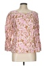 Boden 100% Linen Pink 3/4 Sleeve Blouse Size 10 - photo 1