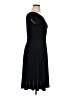 Lbisse Solid Black Casual Dress Size XL - photo 4