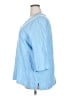 Lands' End Blue 3/4 Sleeve Blouse Size XXL - photo 5
