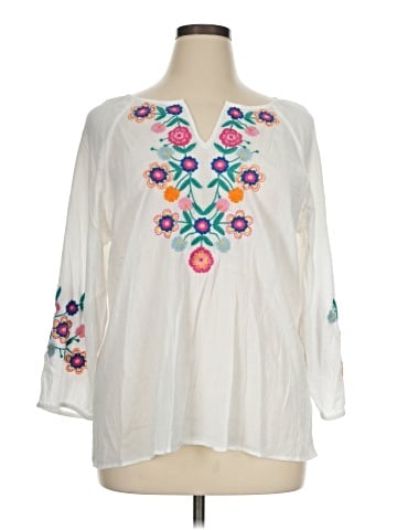Talbots 3/4 Sleeve Blouse (view 1)