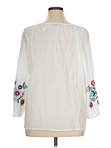 Talbots 3/4 Sleeve Blouse (view 2)
