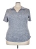 Jaclyn Smith Gray Short Sleeve Polo Size 3X - photo 1