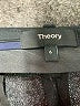 Theory Chevron-herringbone Black Wool Pants Size 6 - photo 4