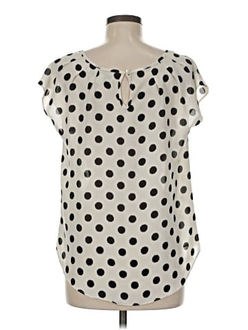 LC Lauren Conrad Short Sleeve Blouse (view 2)