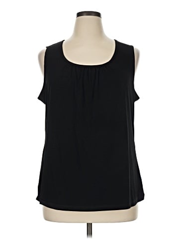 Susan Graver Sleeveless T-Shirt (view 1)