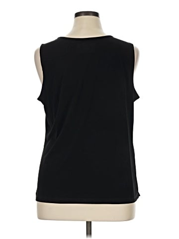 Susan Graver Sleeveless T-Shirt (view 2)