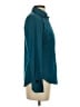 Express Design Studio Teal Long Sleeve Blouse Size S - photo 4