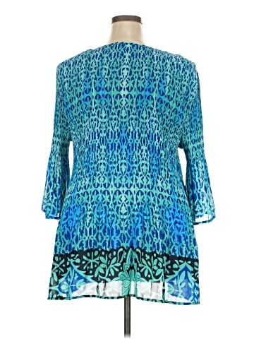 Catherines 3/4 Sleeve Blouse (view 2)