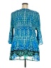 Catherines 100% Polyester Teal 3/4 Sleeve Blouse Size 3X - photo 2