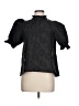 TCEC 100% Polyester Black Short Sleeve Blouse Size L - photo 1